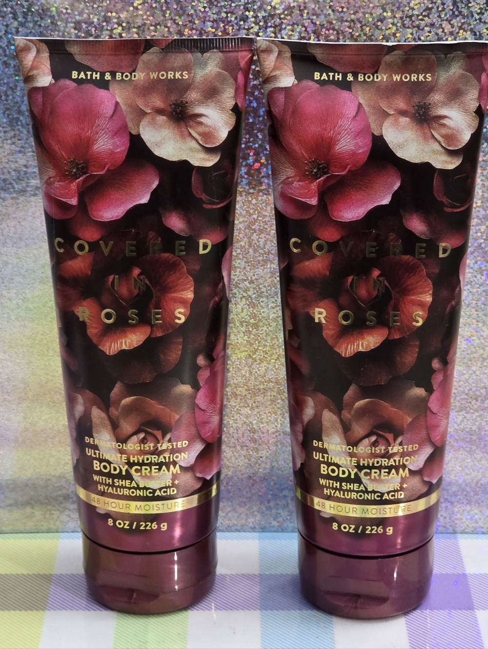 Bath & Body Works Covered in Roses Ultimate Hydration Body Cream Set of 2 NEW
